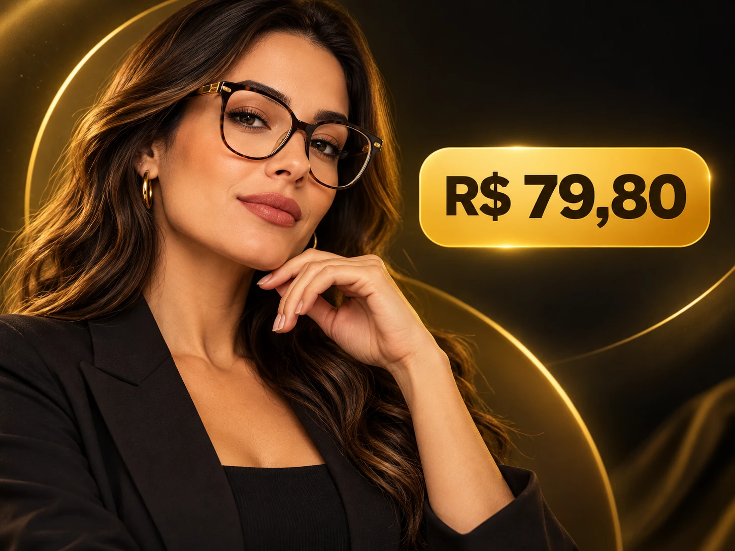 Imagem enviada na campanha: armação a partir de R$ 79,80